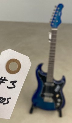 Burns London SSJ Elguitar Transparent Blue Finish