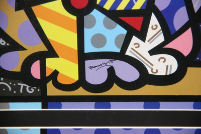 Romero Britto 3D pop art