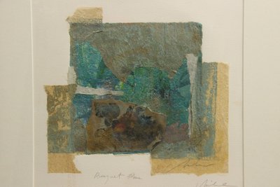 Alain Soucasse Bouquet Bleu mixed media