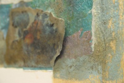 Alain Soucasse Bouquet Bleu mixed media