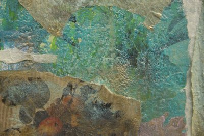 Alain Soucasse Bouquet Bleu mixed media