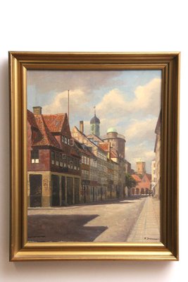 Frederik Wilhelm Svendsen maleri af Landemærket København