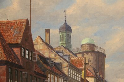 Frederik Wilhelm Svendsen maleri af Landemærket København