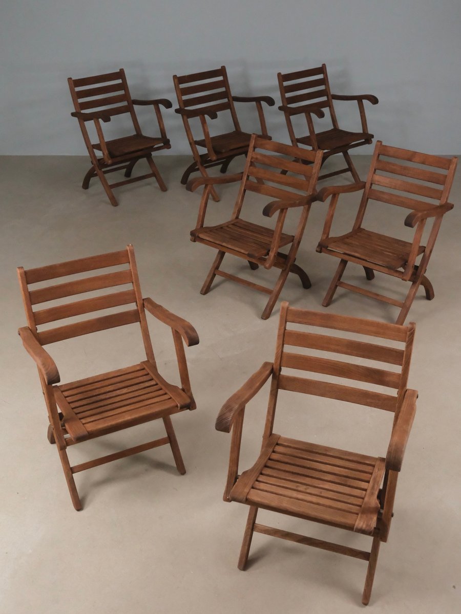 3 stk. Mandalay “Dian” Foldestol i Teak