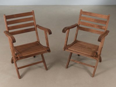 3 stk. Mandalay “Dian” Foldestol i Teak