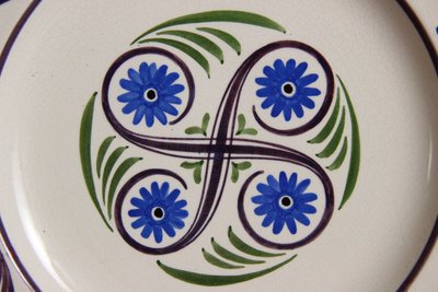 13 stk aluminia tallerkner