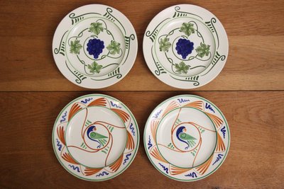 13 stk aluminia tallerkner