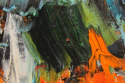 Henri Koé abstrakt maleri