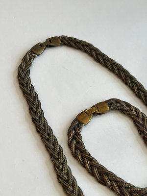 Bronze smykke sæt af armbånd og halskæde