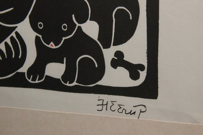Henry Heerup litografi