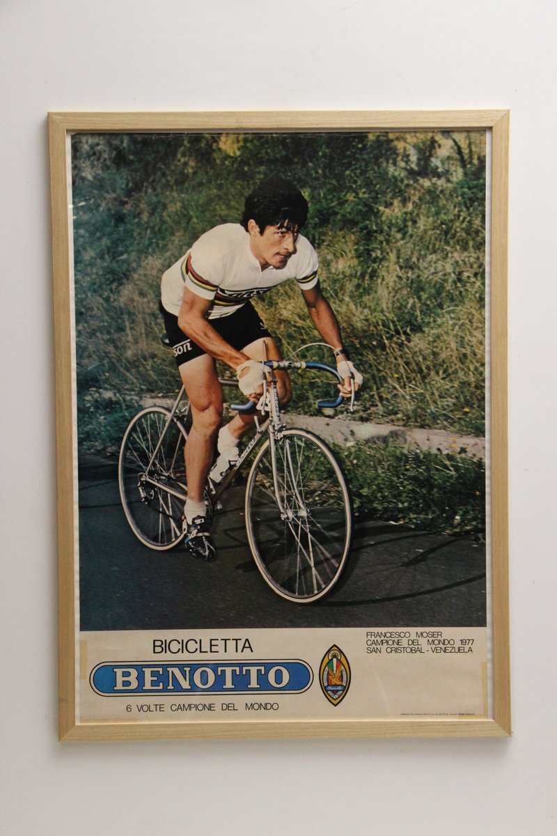 Original Benotto cykelplakat fra 1977