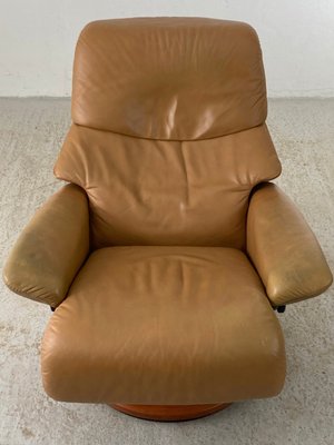 Stressless læder lænestol fra Ekornes Norge.