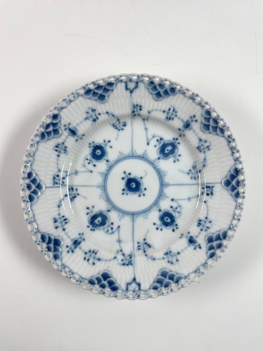 6 stk Royal Copenhagen helblonde frokosttallerkner