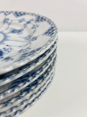 6 stk Royal Copenhagen helblonde frokosttallerkner