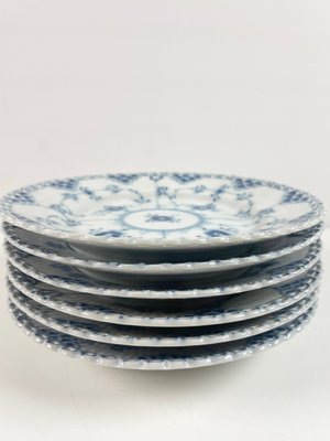 6 stk Royal Copenhagen helblonde frokosttallerkner
