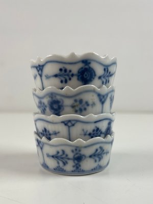 4 stk Royal Copenhagen saltkar nr. 199