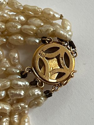 Smykkesæt af perler mabeperler og 14 kt guld