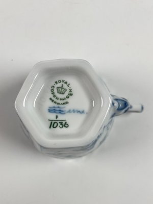 Royal Copenhagen Musselmalet Helblonde Djævlestellet kaffekop underkop nr. 1036