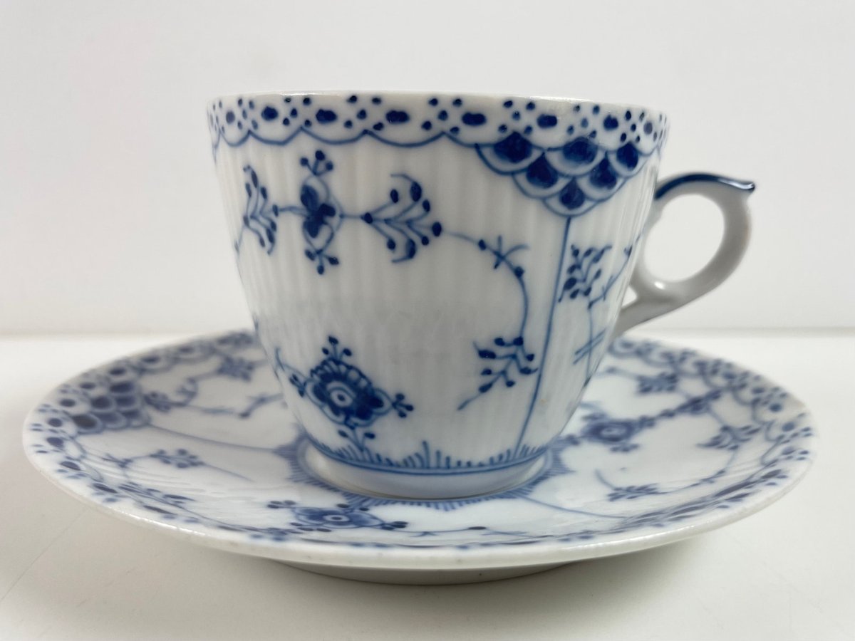 Royal Copenhagen kaffestel kopper underkopper nr.  719