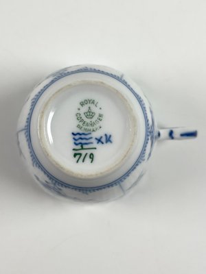 Royal Copenhagen kaffestel kopper underkopper nr.  719