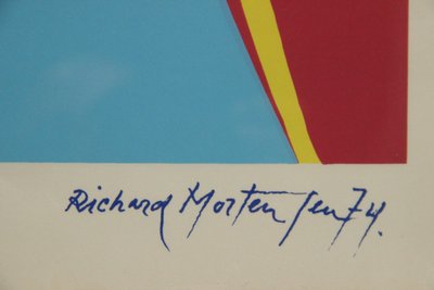 Richard Mortensen litografi