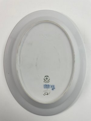 2 stk Royal Copenhagen ovale fade nr 531