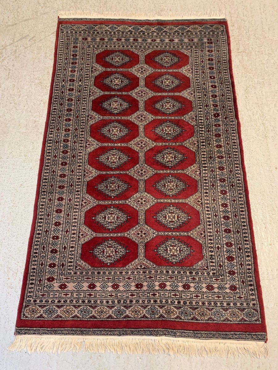 Ægte tæppe, 123 x 225 cm.