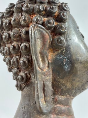 Buddha hoved skulptur