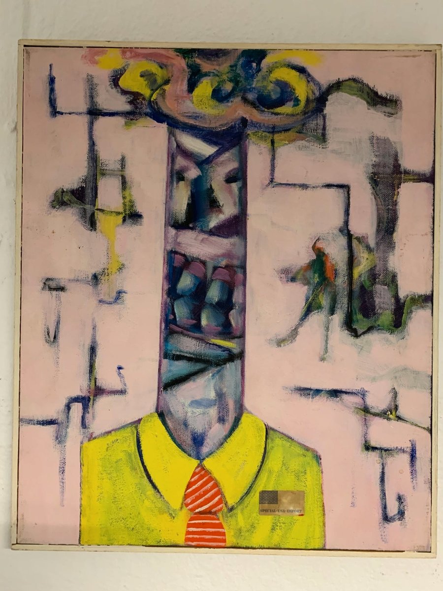 Maleri af kunstner Fish