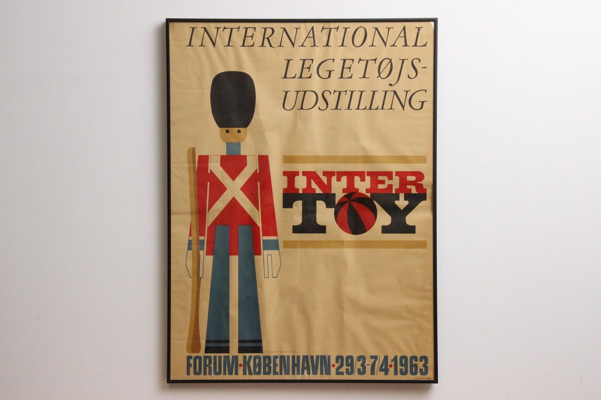 International Legetøjsudstilling Original plakat 1963