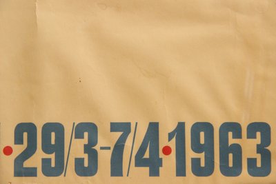 International Legetøjsudstilling Original vintage plakat fra 1963