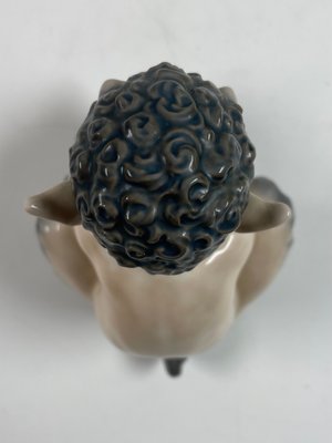 Royal Copenhagen figur Faun med slange nr. 1712