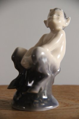 Christian Thomsen faun figur for Royal Copenhagen