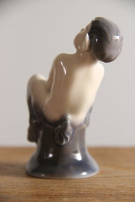 Christian Thomsen faun figur for Royal Copenhagen