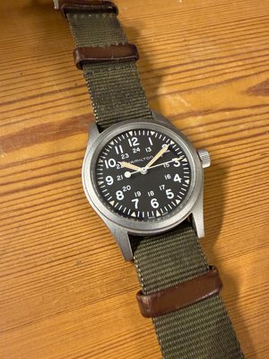 Hamilton Khaki Field Mechanical “The Hack” – Full Set + Uncle Seiko lænke