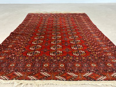 Ægte håndknyttet Bokhara tæppe 127 × 184 cm