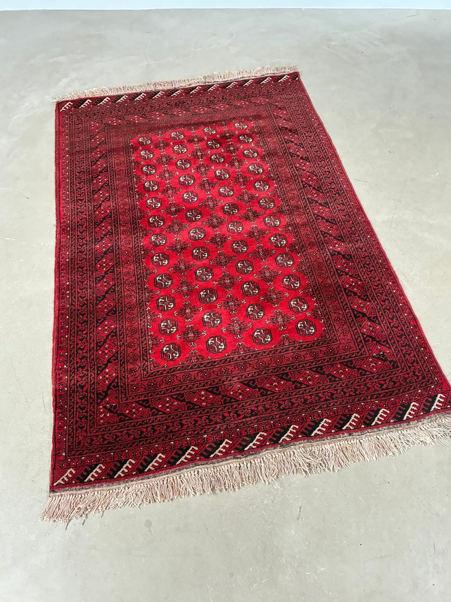 Ægte afghansk tæppe 245 × 160 cm