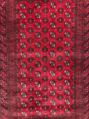 Ægte afghansk tæppe 245 × 160 cm
