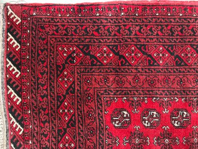 Ægte afghansk tæppe 245 × 160 cm