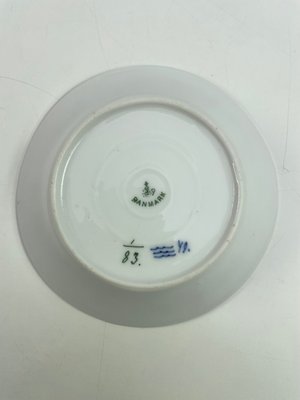 8 stk. Royal Copenhagen Musselmalet Riflet dybtallerken suppetallerken nr. 83