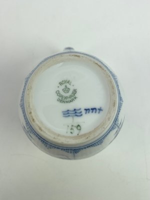 Royal Copenhagen Musselmalet Riflet Flødekande nr. 159