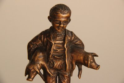 Julius Paul Schmidt Felling bronzefigur