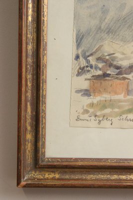Ernst Syberg Sebenico Kroatien akvarel