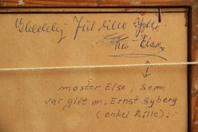 Ernst Syberg Signeret Oliemaleri