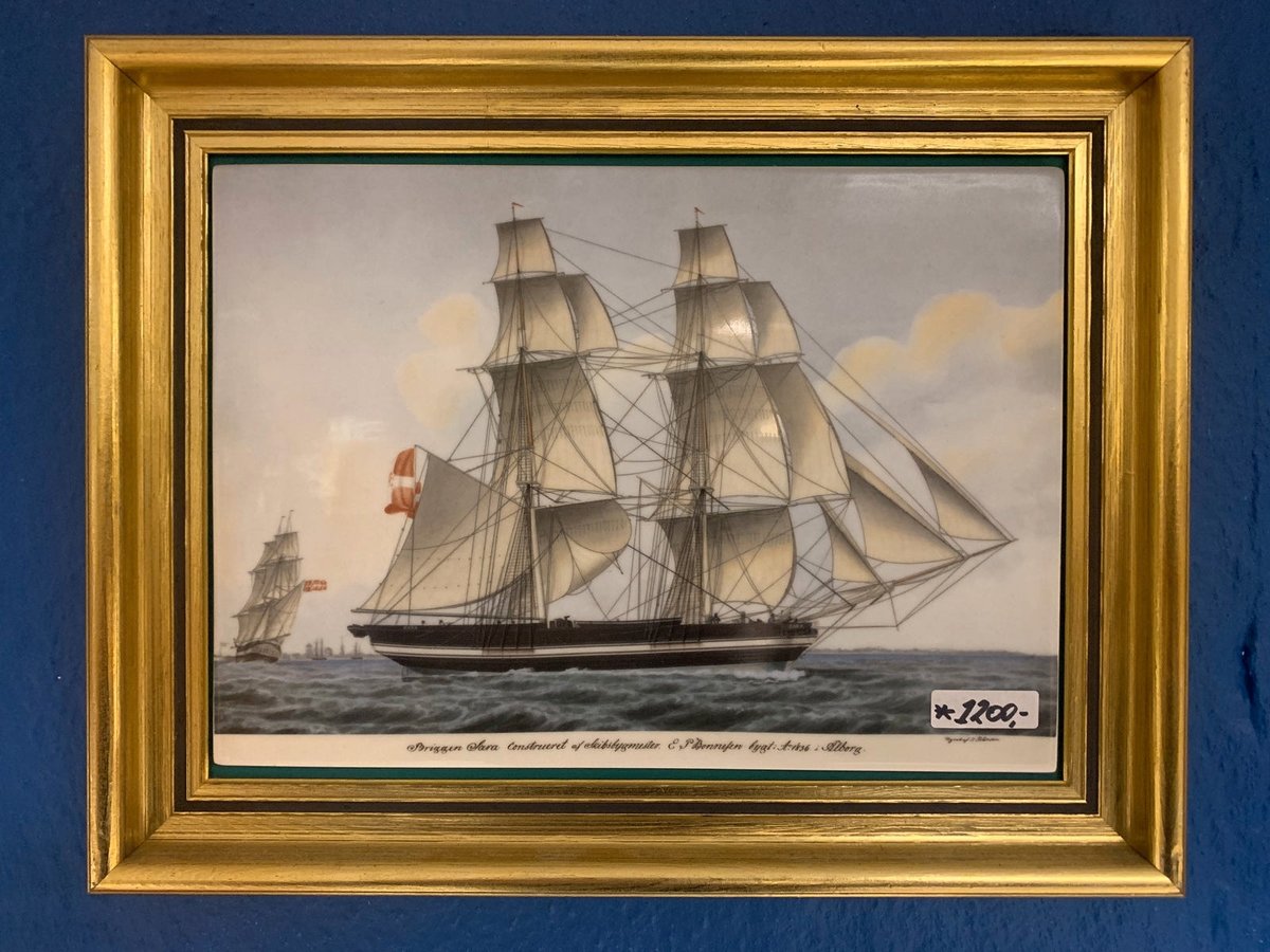Bing & Grøndahl porcelænsmaleri