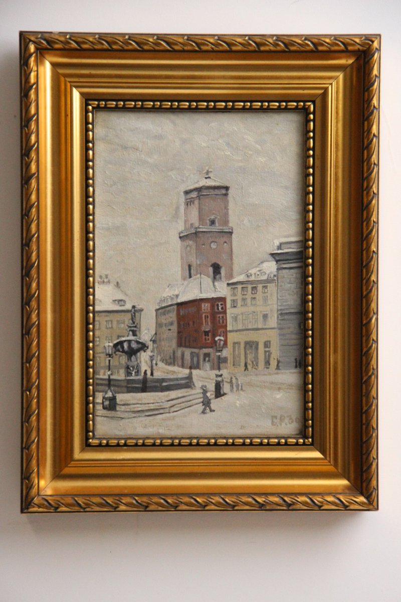 Erik Petersen maleri af københavn