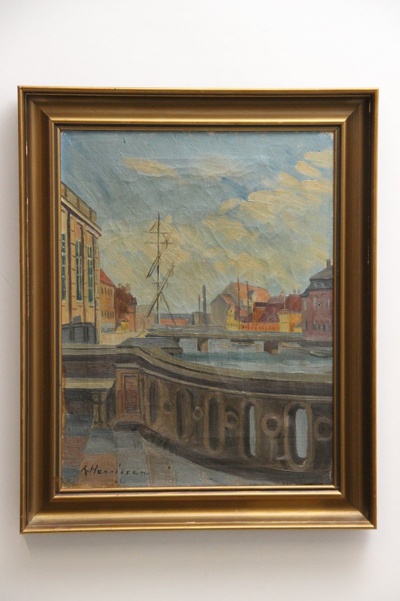 A. Henriksen maleri af marmorbroen