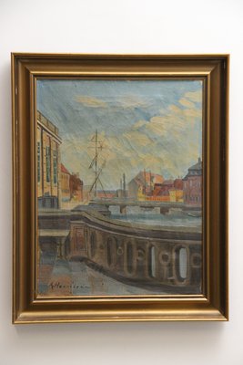 A. Henriksen maleri af marmorbroen