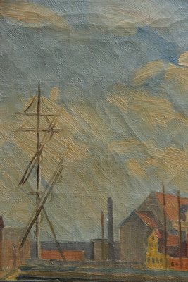 A. Henriksen maleri af marmorbroen