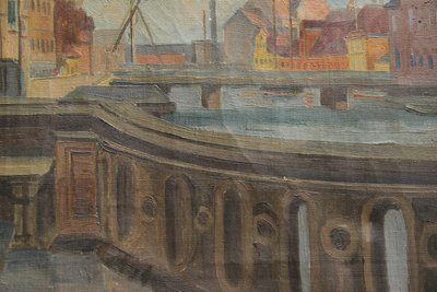 A. Henriksen maleri af marmorbroen